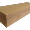 plain cardboard, environmentally friendly coffin for a perth cremation