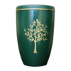 Green Tree of Life Cremation Urn