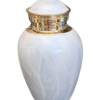 White Pearlescent Keepsake Urn Perth